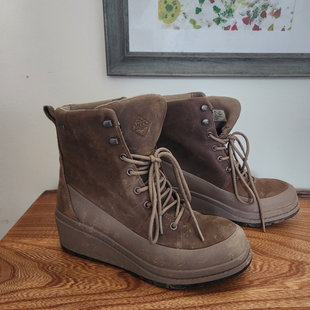 Wedge boots (waterproof)